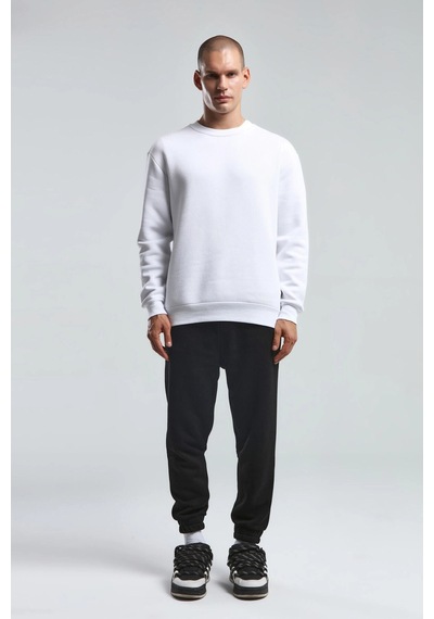 Kappa Benmanaj Erkek Beyaz Sweatshirt - Beyaz Beyaz