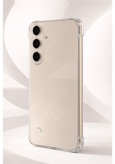 Samsung Galaxy S23 Fe Uyumlu Kamera Korumalı Yanları Açık Sararmaz Sert Mika Şeffaf Kılıf