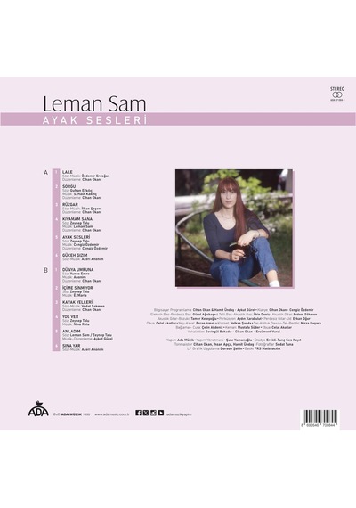 Leman Sam Ayak Sesleri Plak Lp