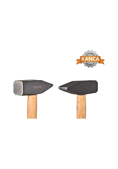 Özel Isıl Işlemli Ergonomik Ahşap Saplı Dövme Çelik Çekiçi 2000gr