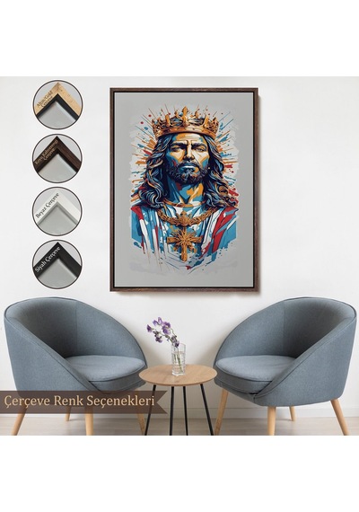 Miyrem^ Canvas Serie Hz İsa Tablosu - Jesus-7927
