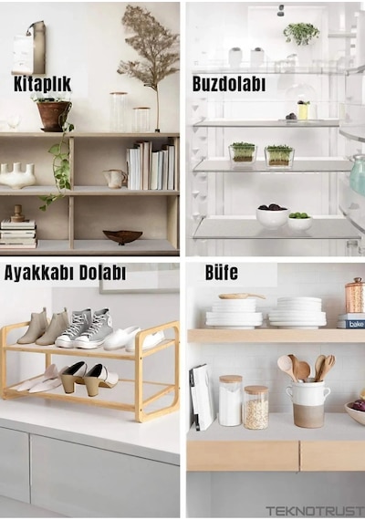 Mutfak Kaydırmaz Şeffaf Raflık Kaymaz Dolap Içi Çekmece Örtüsü Pvc 45x300 Cm Koruyucu Eva Kalın Çok Renkli