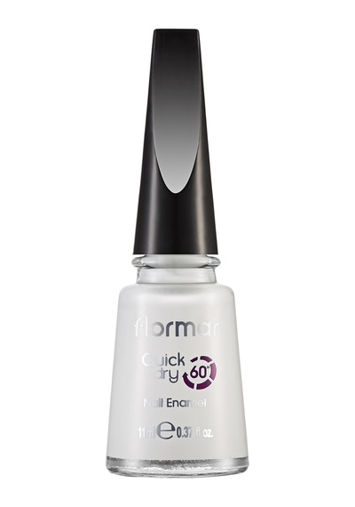 Flormar Quick Dry Nail Enamel Oje QD01 Snow White