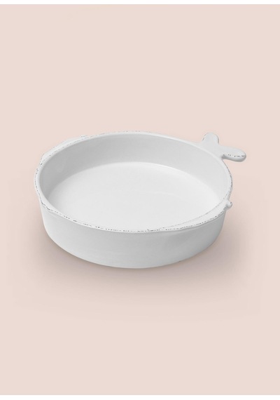 The Mia Fish Makarna Tabağı 22 Cm Beyaz