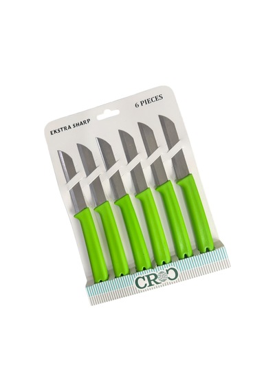 Croc 6lı Meyve Bıçağı Yeşil