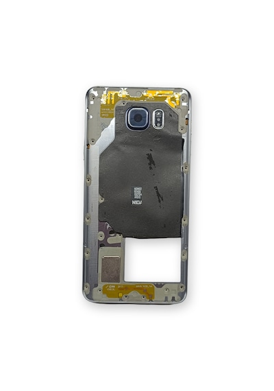 Samsung N920 Kasa Samsung Galaxy Uyumlu Note 5 Gri Renk Orta Kasa Çıtalı On Off Ses Tuş Bordu Kamera Lensi