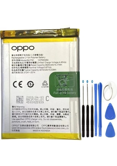 Oppo Reno 4 Pil Batarya + Tamir Seti Blp791