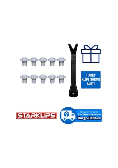 Kapi Döseme Klips Karsiligi Ford Jaguar X Type 2001-2009 10 Adet 272618428