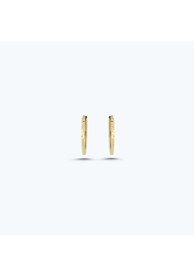 Altınbaş Altın Halka Küpe Akp0248-y-25977-15mm Çok Renkli