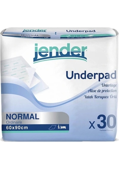Jender 60 x 90 CM Yatak Koruyucu Örtü 30'lu x 4 120 Adet