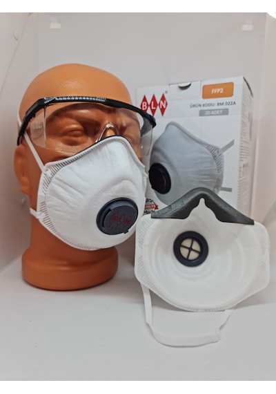 Bln Bm 022a Ffp2 Nr Aktif Form Konik Ventilli Toz Maske 20 Adet