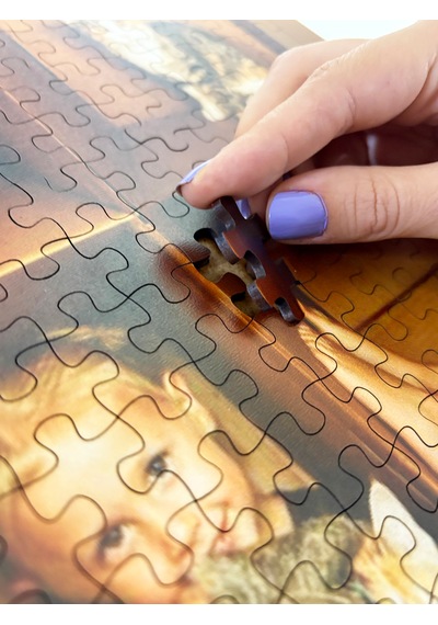 500 Parçalı - Kişiye Özel Puzzle Yapboz - 50x60cm Mdf