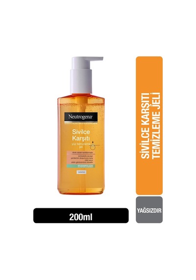 Sivilce Karşıtı Yüz Temizleme Jeli 200ml