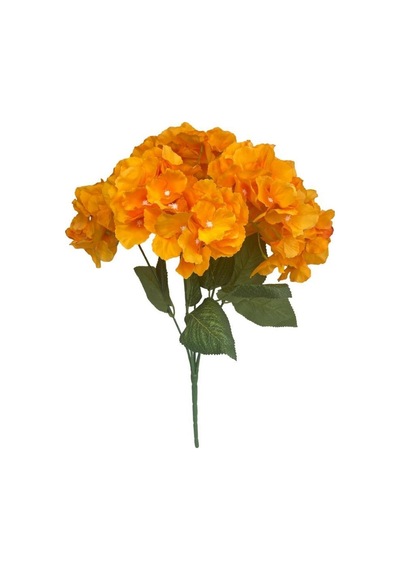 Yapay Çiçek Ortanca Çiçeği Demeti 43 Cm Somon Orange