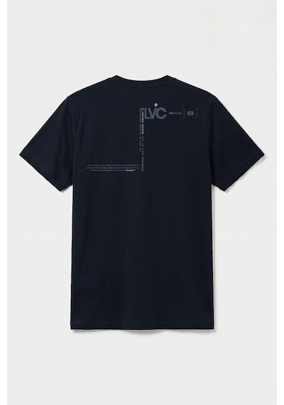 Tommy Life Lacivert Standart Fit Baskılı Kısa Kollu Erkek T-shirt - 88440