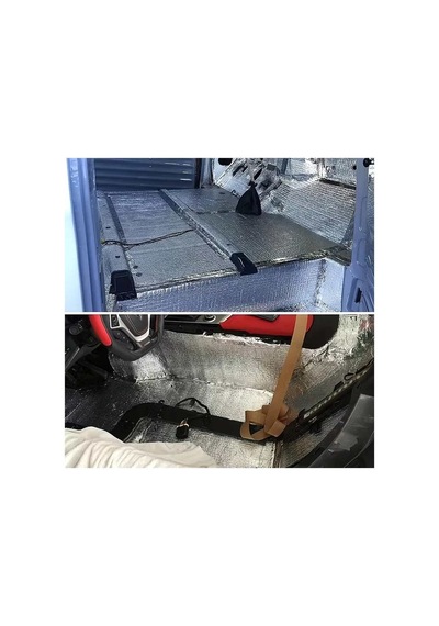 Araç Oto Ses Yalıtımı Alüminyum Folyolu Araç Ses Yalıtım Şiltesi 9mm 100x500cm Bant Marketim