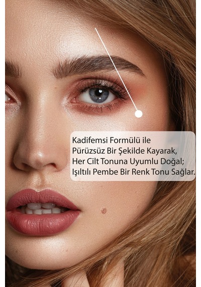 Farmasi Midnight Touch Yumuşak Sünger Uçlu Likit Allık Pinky Cloud 12 ML