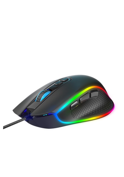 Nova V1 Gaming Mouse12800 Dpi Wide Rgb Özel Abs Doku & Reflex Gaming Mouse - Siyah Gm-nova-v1-b