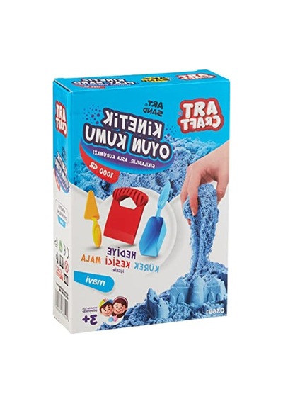 Aksesuarlı Kinetik Oyun Kumu İle Yaratıcı Oyun 1000 Gr