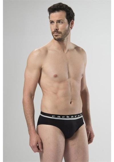 Cacharel 1311 Erkek Slip Bantlı - Siyah Siyah