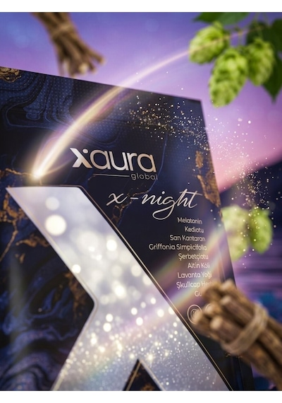 X-aura X-night Transdermal Melatonin Ve Uyku Destek Bandı Kediotu, Sarı Kantaron, Lavanta