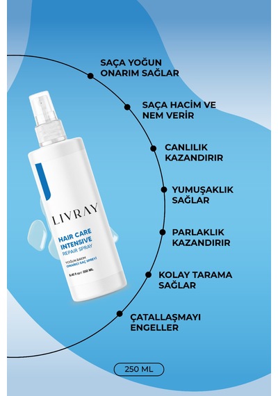 Yoğun Onarıcı Saç Bakım Spreyi 250 Ml