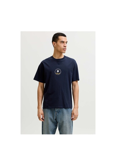 Jack & Jones Jorhyeres Mınımal Tee Ss Crew Neck Lacivert