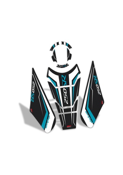 Gp Kompozit Cf Moto 250 Sr 2020-2025 Uyumlu Tank Pad Seti Sarı