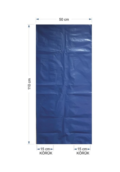 25 Kg. Dökme Evsel Atık Çöp Torbası 80x110 Cm.