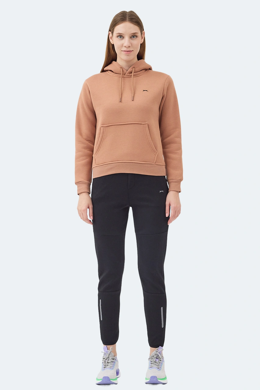 Slazenger Mısty I Kadın Camel Sweatshirt Camel
