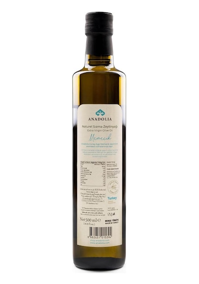 Anadolia Soğuk Sıkım Memecik Zeytinyağı 500 ML