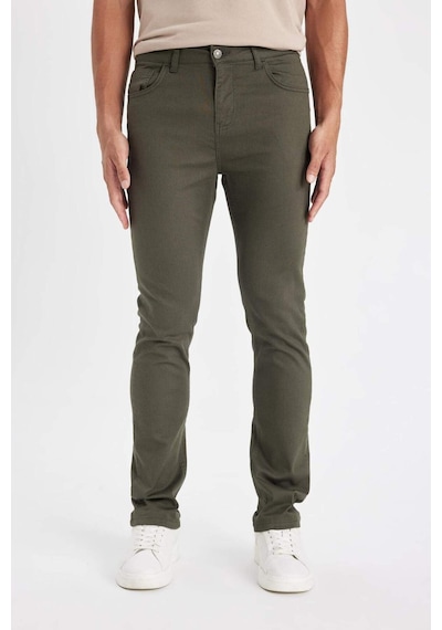 DeFacto Pantolon Slim Fit Dar Kesim Cepli Dar Paça C9436AX24AUKH444