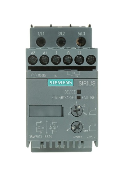 Sıemens Sırıus-softstarter 1.5kw 3.6a 3rw3013-1bb14