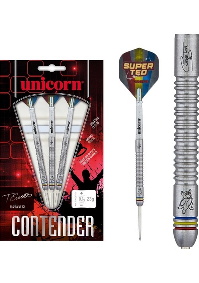 Unicorn Contender - Ted Evetts Phase 2 % 90 Naturel Tungsten Çelik Uçlu Dart Oku