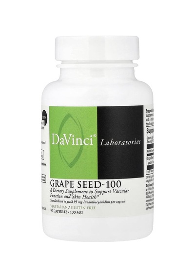 Davinci Laboratories, Grape Seed-100, 100 Mg, 90 Capsules