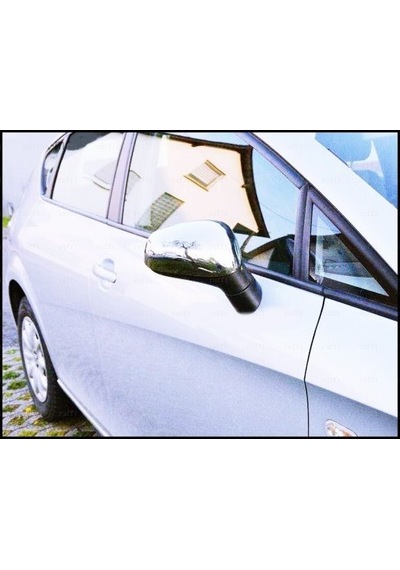 Ebal Otomotiv Seat Leon MK2 Krom Ayna Kapağı 2 prç. 2006-2012 P. Çelik