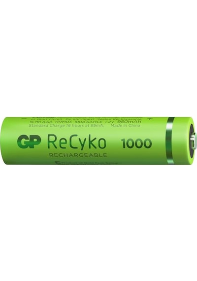 GP AAA 950 mAh Şarjlı İnce Kalem Pil 4'lü Paket GP100AAHCEMTR-4LÜ