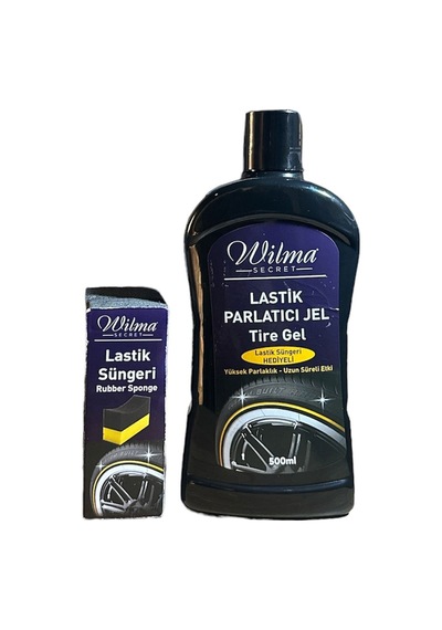 Wilma Secret Lastik Parlatıcı Jel - Sünger  500ml 2 Adet