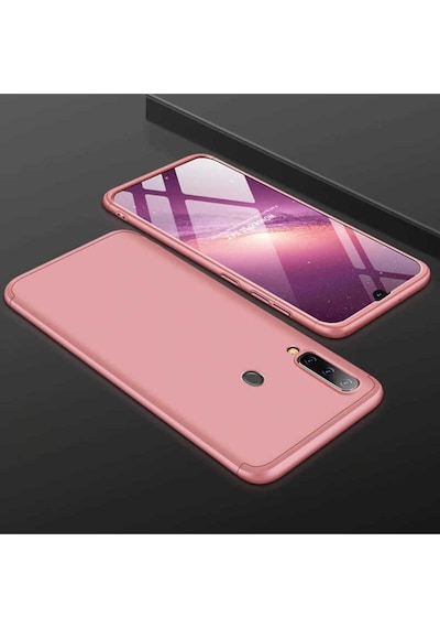 Samsung Uyumlu Galaxy A20s Kılıf Zore Ays Kapak Rose Gold