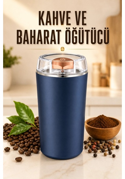 Kahve Ve Baharat Öğütücü Paslanmaz Çelik Dayanıklı Kolay Kullanım