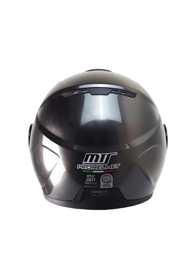 Mts 969 Çene Açılır Modüler Kask Jeans Siyah Camlı+güneş Vizörlü