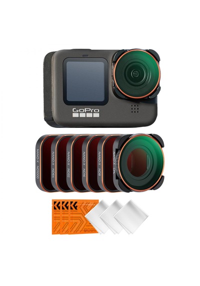 K&f Concept Gopro Uyumlu 6 Lı Set - Cpl + Nd8 + Nd16 + Nd32 + Nd64 + Nd1000