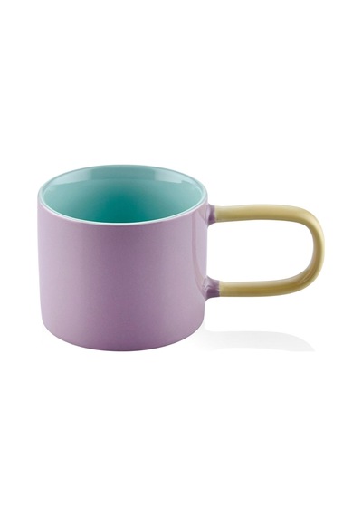 The Mia Rainbow Porselen Kupa Mor 270 Ml