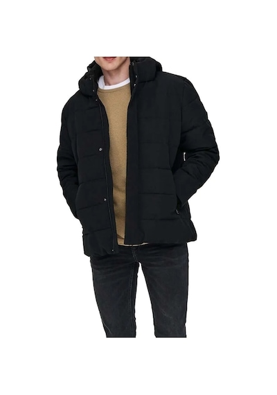 Only & Sons Onscayson Puffa Otw Noos Erkek Siyah Mont - 22019598 Siyah