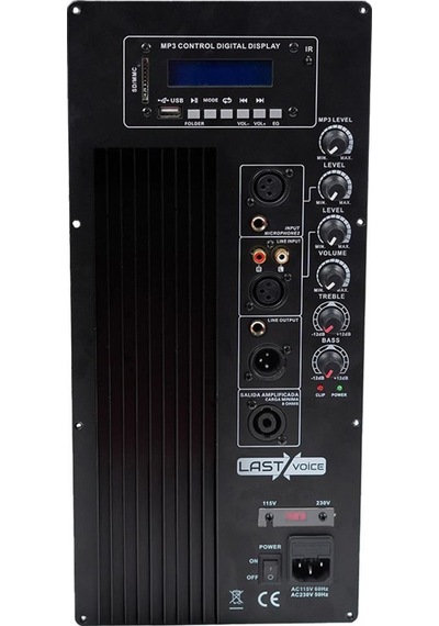 Lastvoice A1000 İki Yollu Aktif Kabin Hoparlör Modülü Çıkış Katı 15 İnç İçin