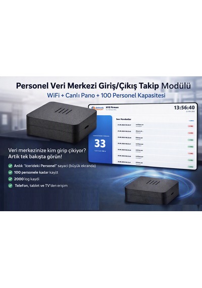 Veri Merkezi Giriş/çıkış Takip Sistemi