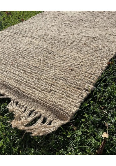 Eko Halı Echo Jüt Ech 02 Natural Dekoratif Jüt Kilim Naturel Bej