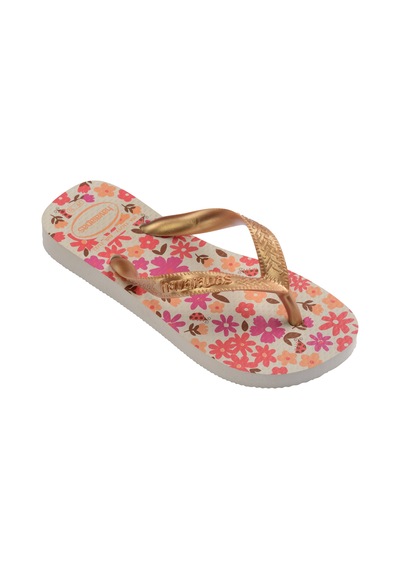 Havaianas Kıds Flores Kız Çocuk Parmak Arası Terlik 4000052 4000052 1685 Altın