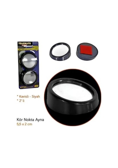 Honda City Sedan 2002-2024 Universal Oto Yuvarlak Kör Nokta Aynası - Mini Yapışma İkili Set