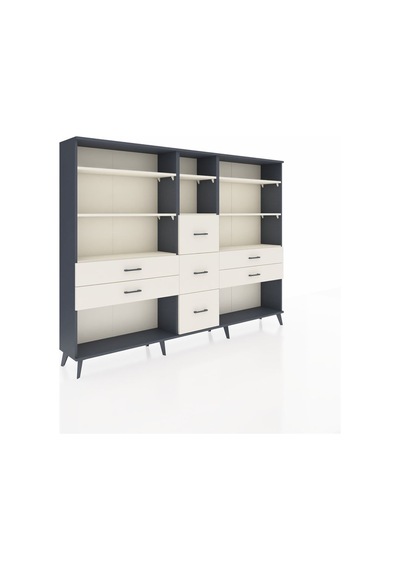 Arges Dolap 8 Raflı 7 Çekmeceli 220x30x163 Antrasit-aytaşı Aytası - Antrasıt Arges Dolap 8 Raflı 7 Çekmeceli 220x30x163 Antrasit-aytaşı Aytası - Antrasıt
